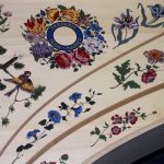 peinture table d'harmonie clavecin